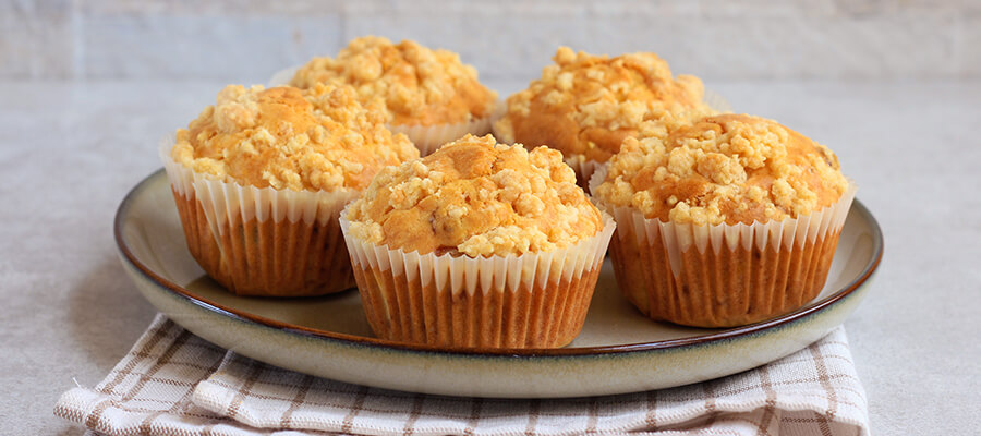 Blueberry Buckle Muffins