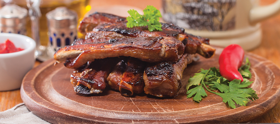 Balsamic Glazed Spareribs