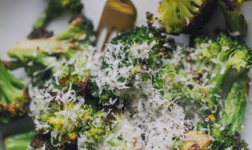 Roasted Paremsan Broccoli