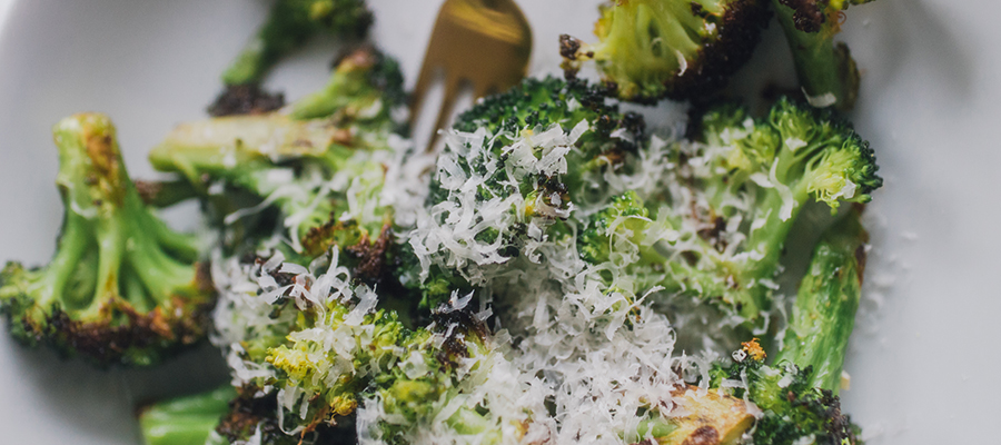 Parmesan Broccoli Crunch