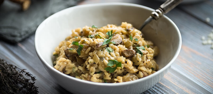 Savory Mushroom Rice Bowl