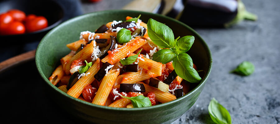 Sicilian Eggplant Pasta