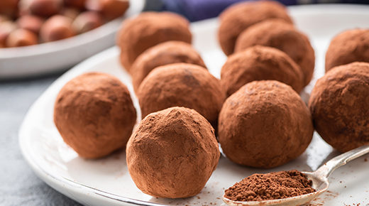 Chocolate and Basil Truffles