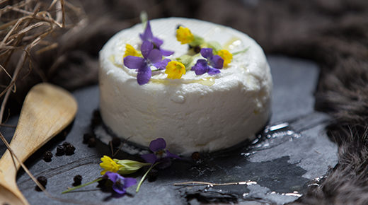 Edible Flower Cheese Spread