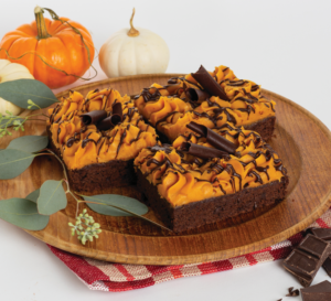 Pumpkin Cream Cheese Brownie