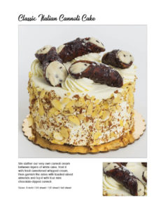 Classic Italian Cannoli Cake