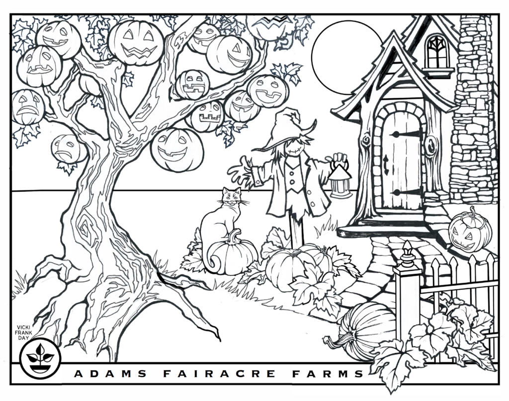 Halloween Coloring Contest 20   Adams Fairacre Farms