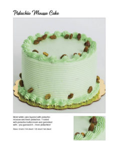 Pistachio Mousse Cake