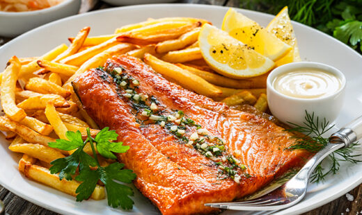 Garlic Butter Steelhead Trout in Foil