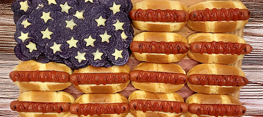 Jumbo Hot Dog Platter