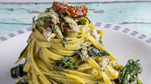 15 Minute Mediterranean Pasta