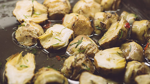 Baked Artichoke Heart