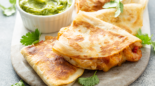Bang Bang Shrimp Quesadilla
