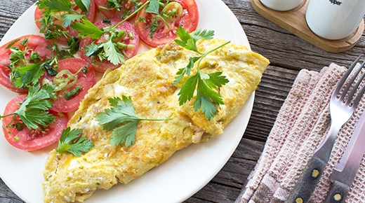 Herb and Gouda Omelette