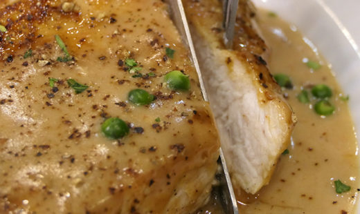 Pork Chops with Creamy Herb Sauce - New