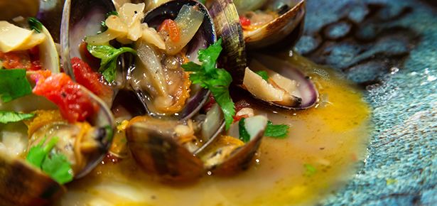 Clams with Late Summer Squash