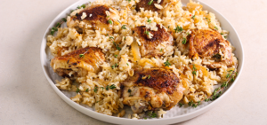 Roasted Chicken with Rice Pilaf