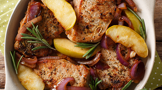 Pork Chops and Apples