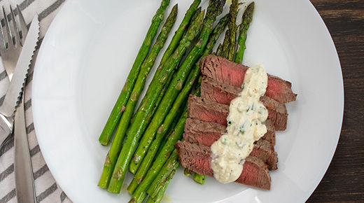 Manhattan Strip Roast with Horseradish Sauce