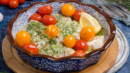 Lemon-Garlic Haddock