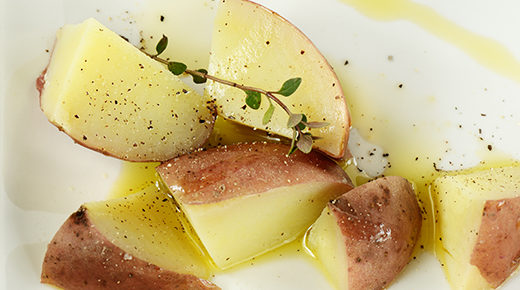 Slow Cooker Rosemary Lemon Potatoes