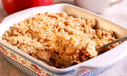 Irish Oatmeal Crumble with Apples-new