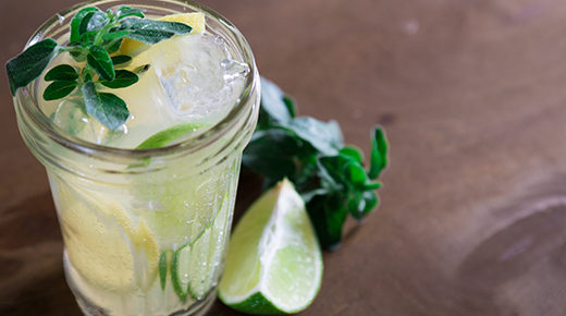 Oregano Cobbler Cocktail