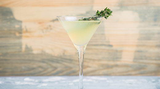 Thyme-Lemon Martini