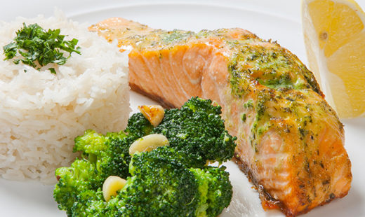 Roasted Salmon with Herb Butter-new