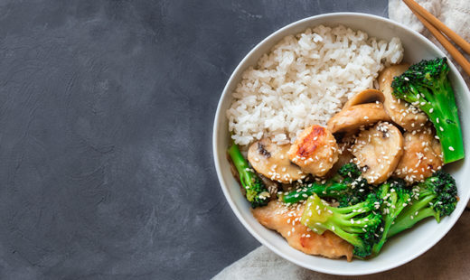 Pollo y champiñones estilo para llevar-nuevo