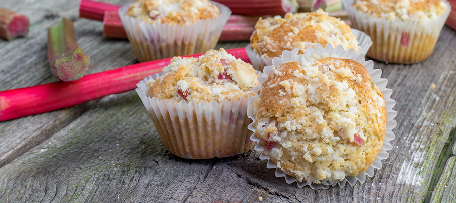 Rhubarb Muffins