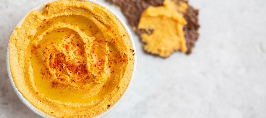 Harissa Pumpkin Hummus