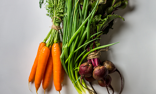 Carrots, Beets and Scallions