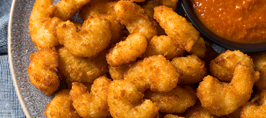 Air Fried Popcorn Shrimp