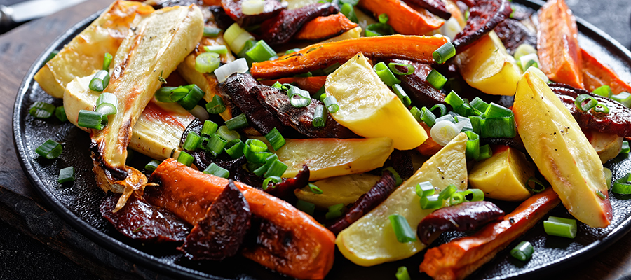 Honey Roasted Root Vegetables with Apple - Adams Fairacre Farms
