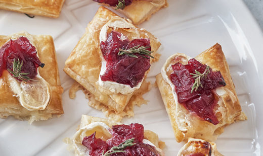 Cranberry Brie Pastry Tarts