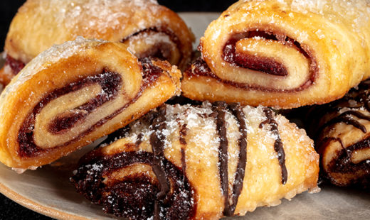 Chocolate Raspberry Rugelach