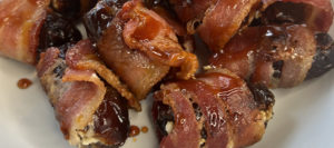 Hot Bacon Wrapped Dates