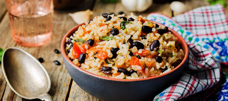 Coconut Jasmine Rice and Black Beans