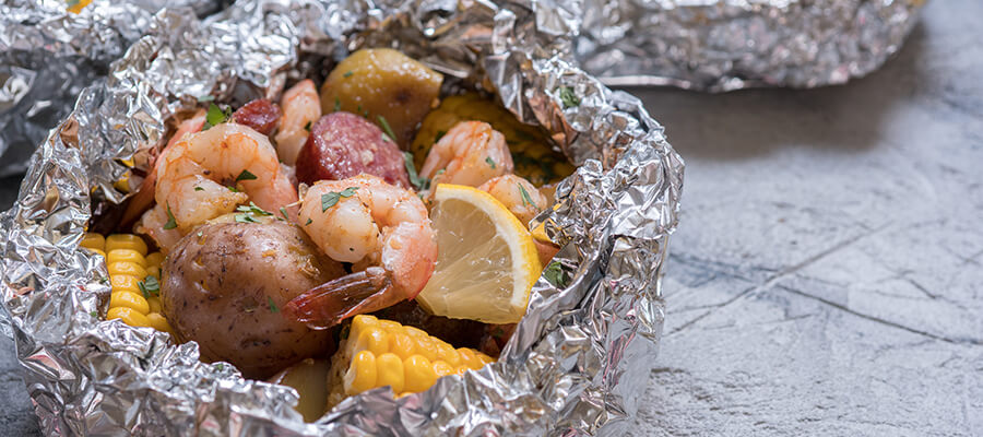 Cajun Shrimp Packets