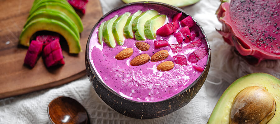 Avocado Dragon Fruit Smoothie