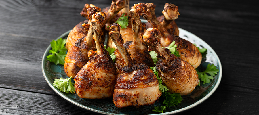 Blackened Chicken Lollipops