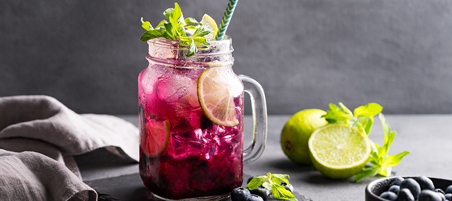 Blueberry Mint Limeade