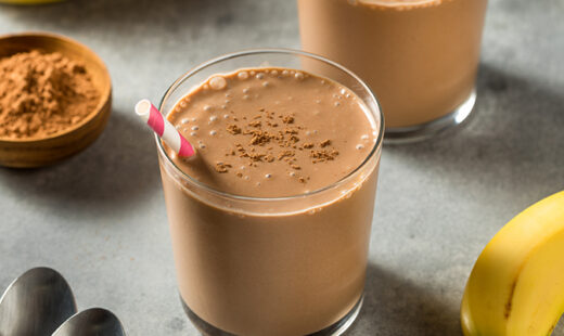 Chocolate Peanut Butter Protein Smoothie