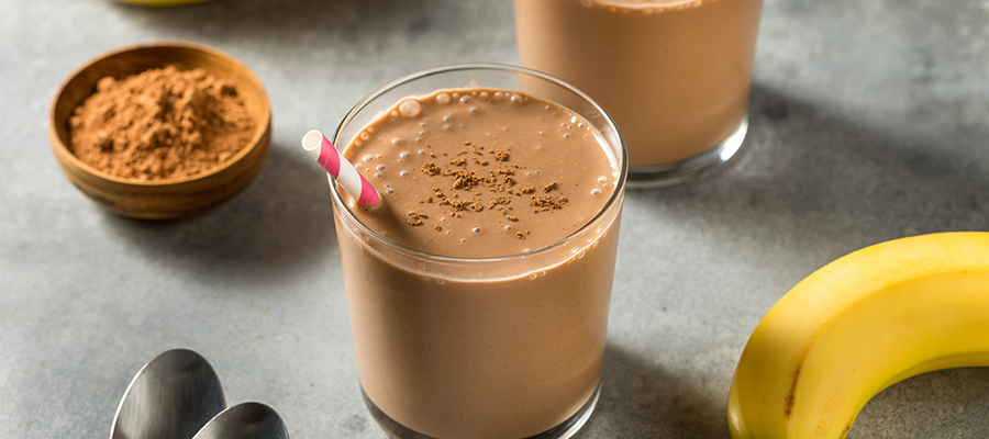 Chocolate Peanut Butter Protein Smoothie