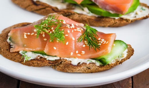 Cottage Cheese & Smoked Salmon Protein Toast