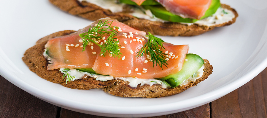 Cottage Cheese & Smoked Salmon Protein Toast