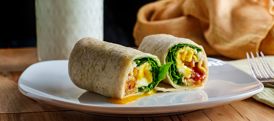 Sausage, Egg & Cheese Breakfast Burrito