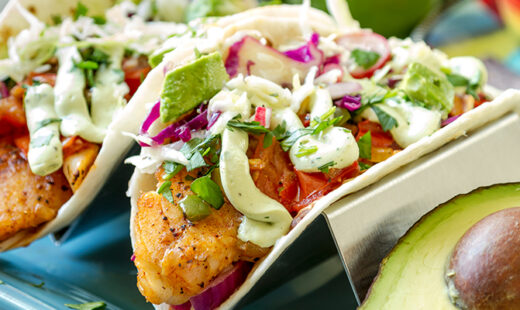 Tacos de pescado Swai