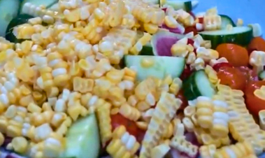 Raw Corn Salad